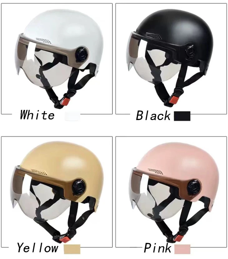 3C Certified Safety Riding Helmet Solid Color Cute Parent-child Style TK-004